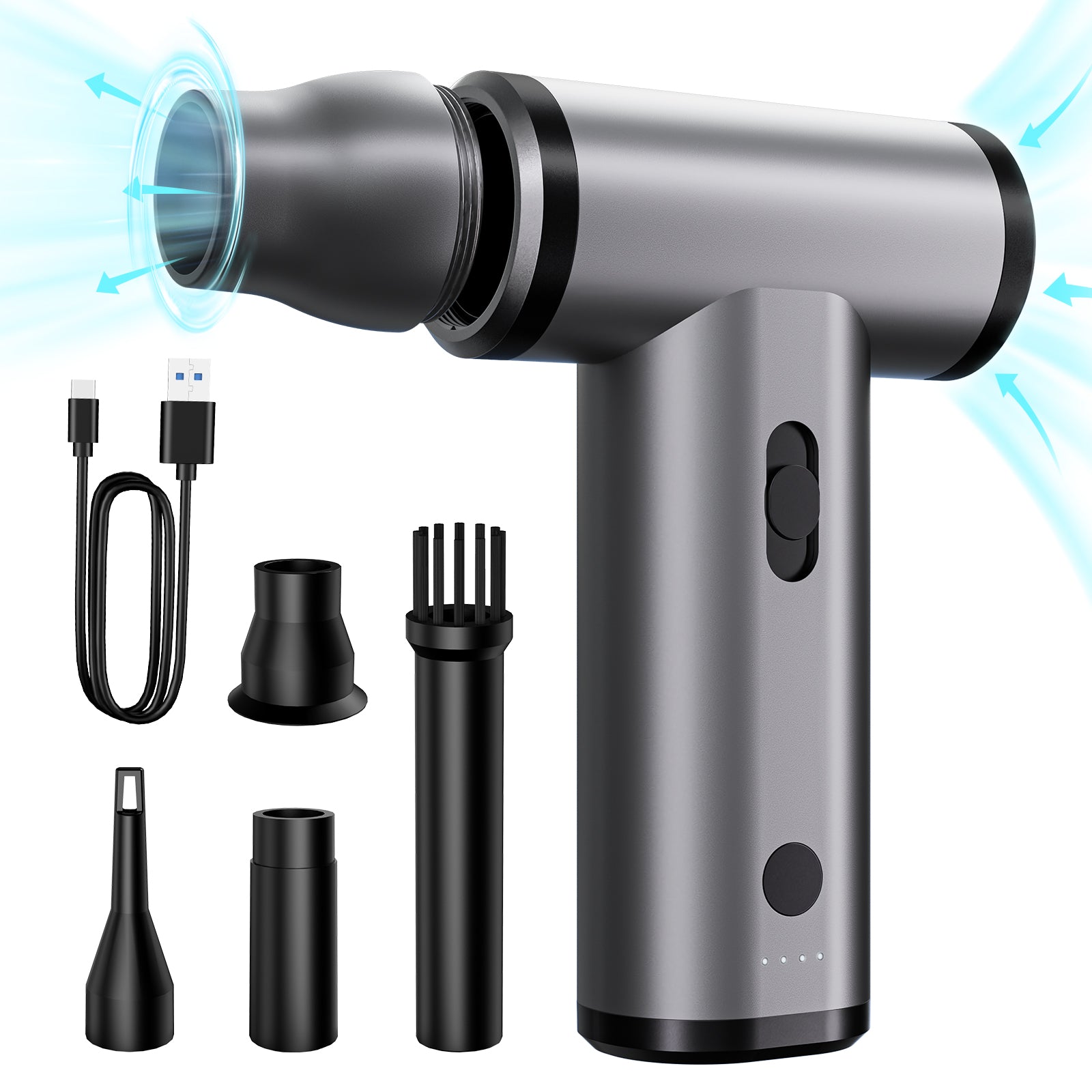 Electric Air Duster,Rechargeable Air Blower