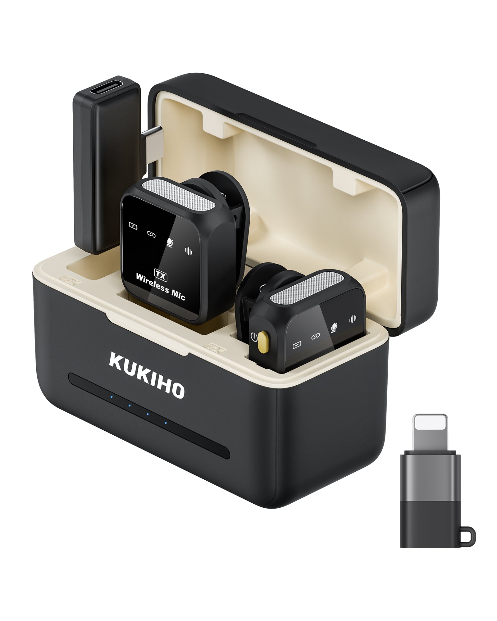 KUKIHO Wireless Lavalier Microphone