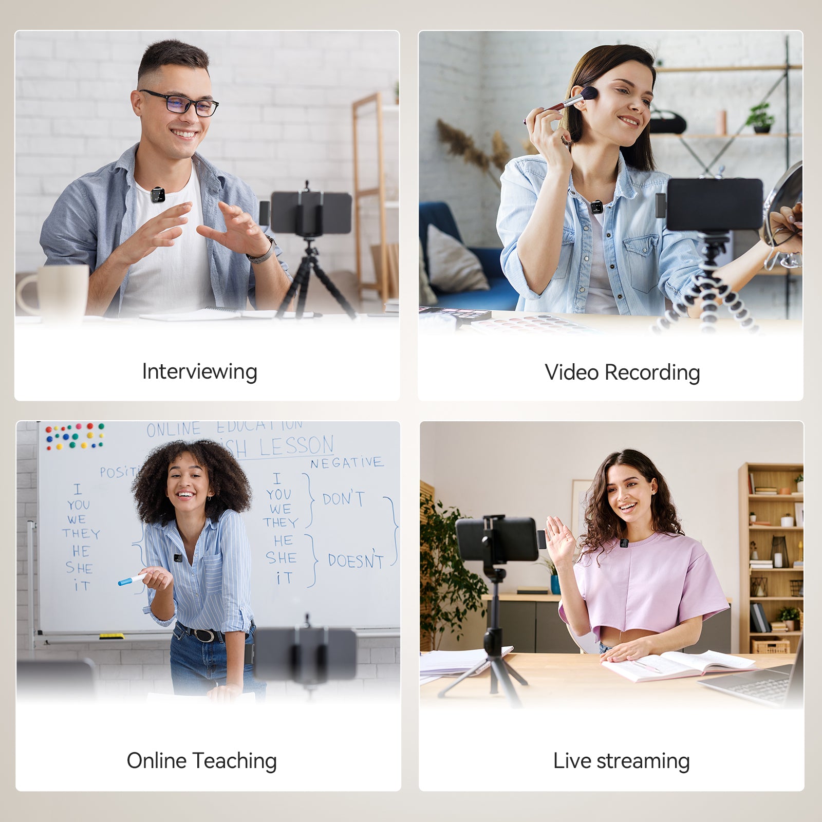 KUKIHO Wireless Lavalier Microphone