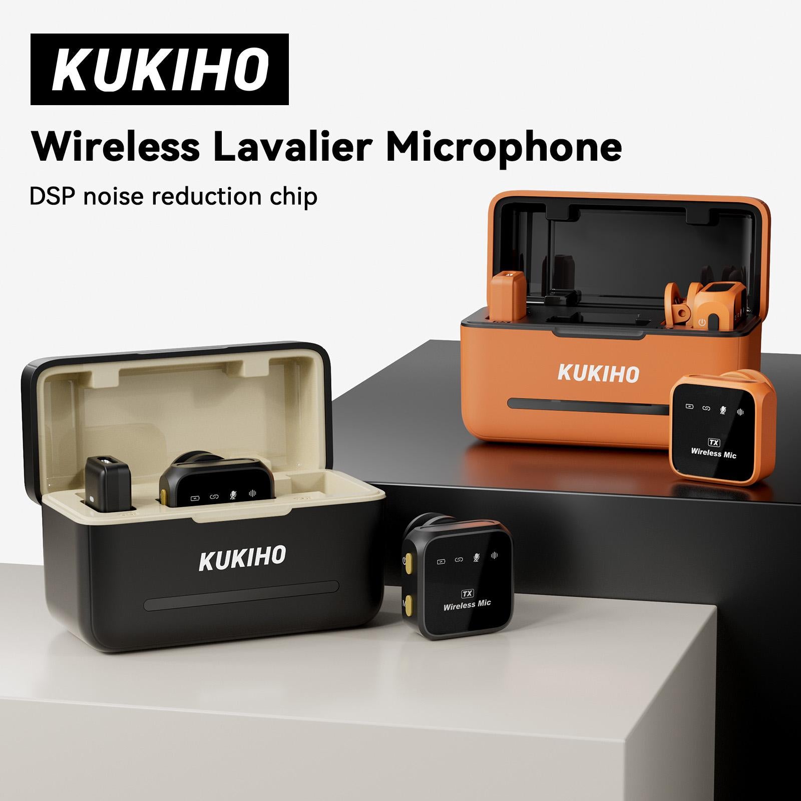 KUKIHO Wireless Lavalier Microphone