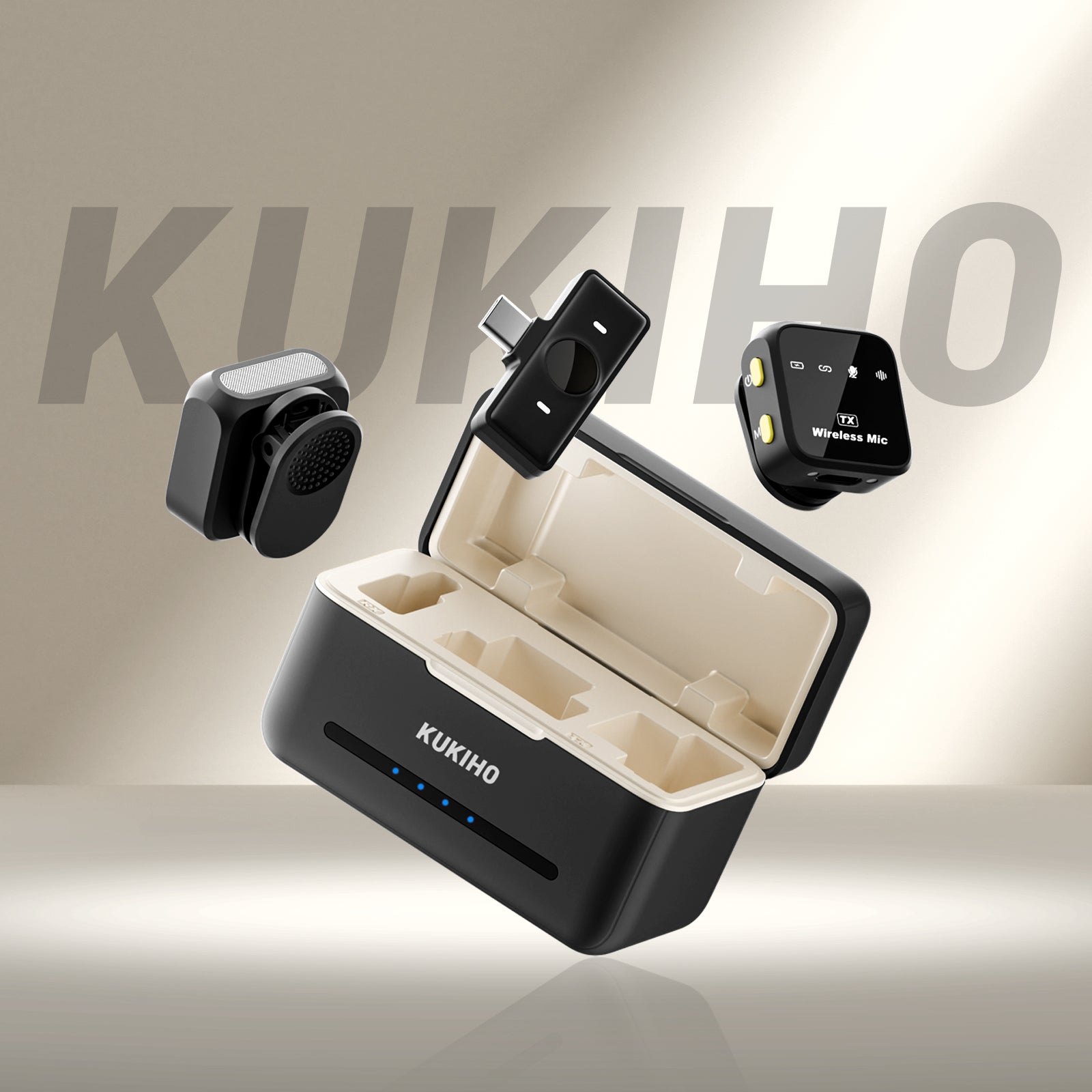 KUKIHO Wireless Lavalier Microphone